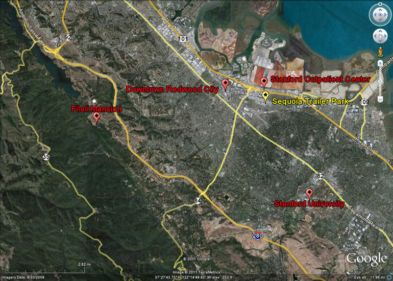 Local Attraction Map of Places Near Sequoia Trailer Park